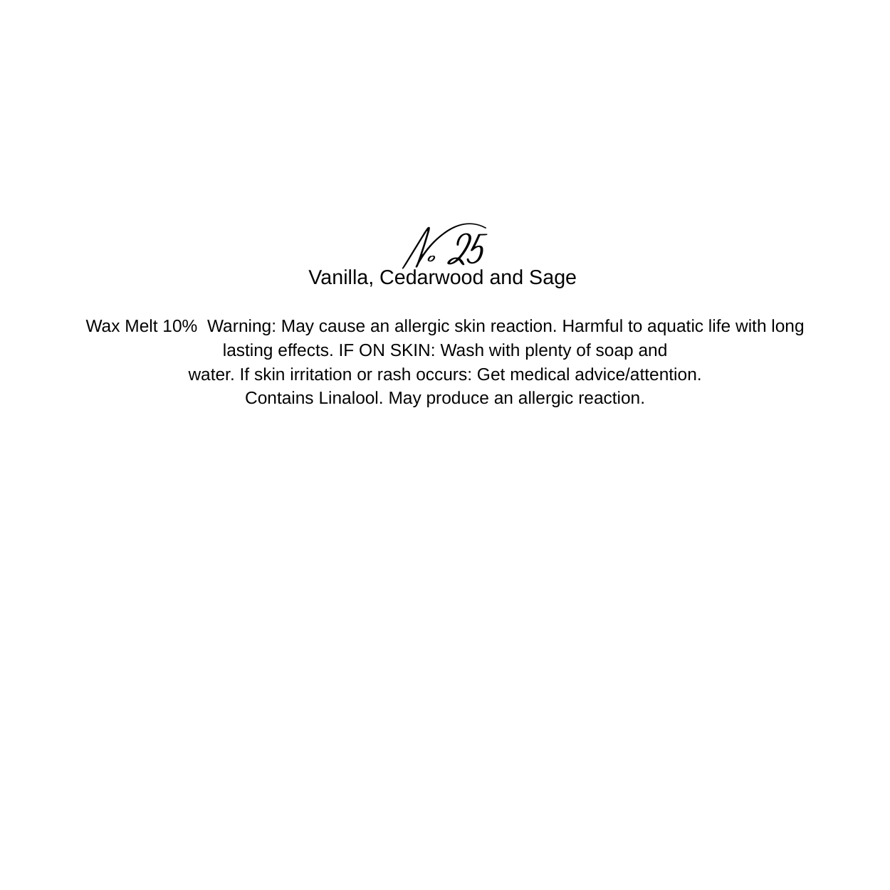 No 25 Vanilla, Cedarwood & Sage - View 4